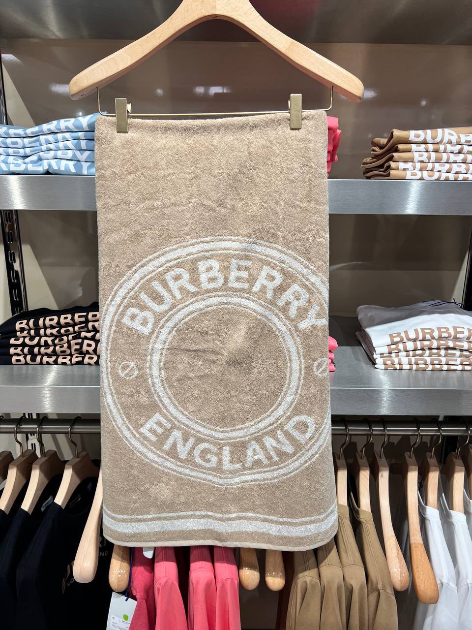 Logo Graphic Cotton Towel