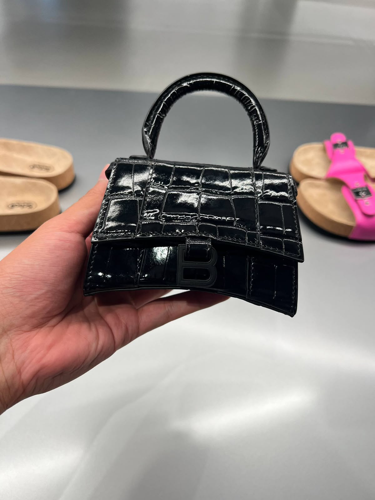Hourglass XS Top Handle Bag