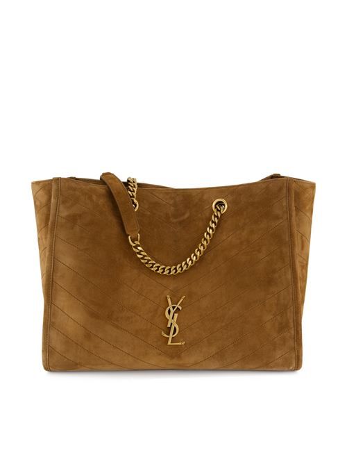 Borsa realizzata in pelle scamosciata