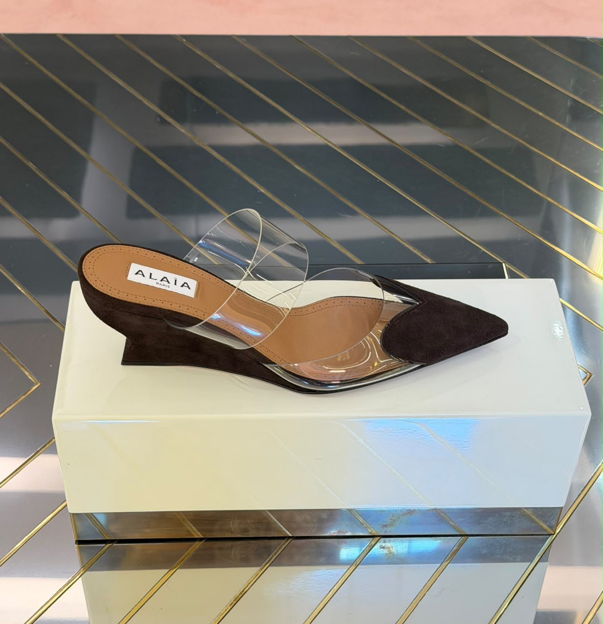Coeur Wedge Mules