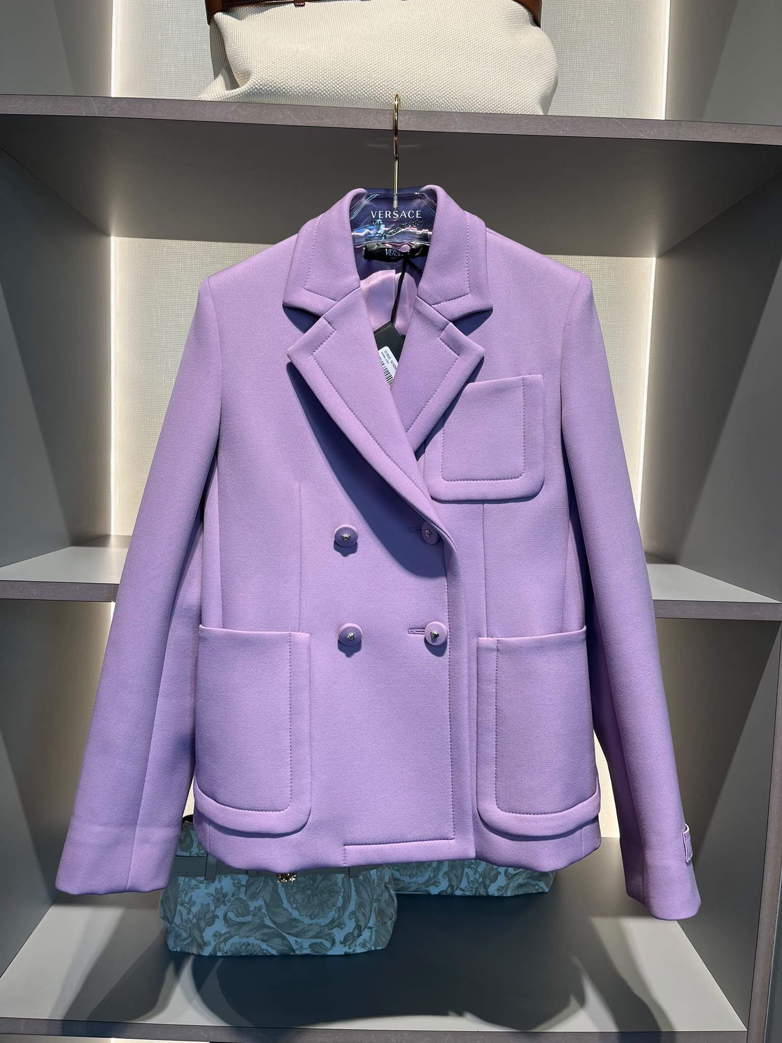 Double-Breasted Wool Blazer