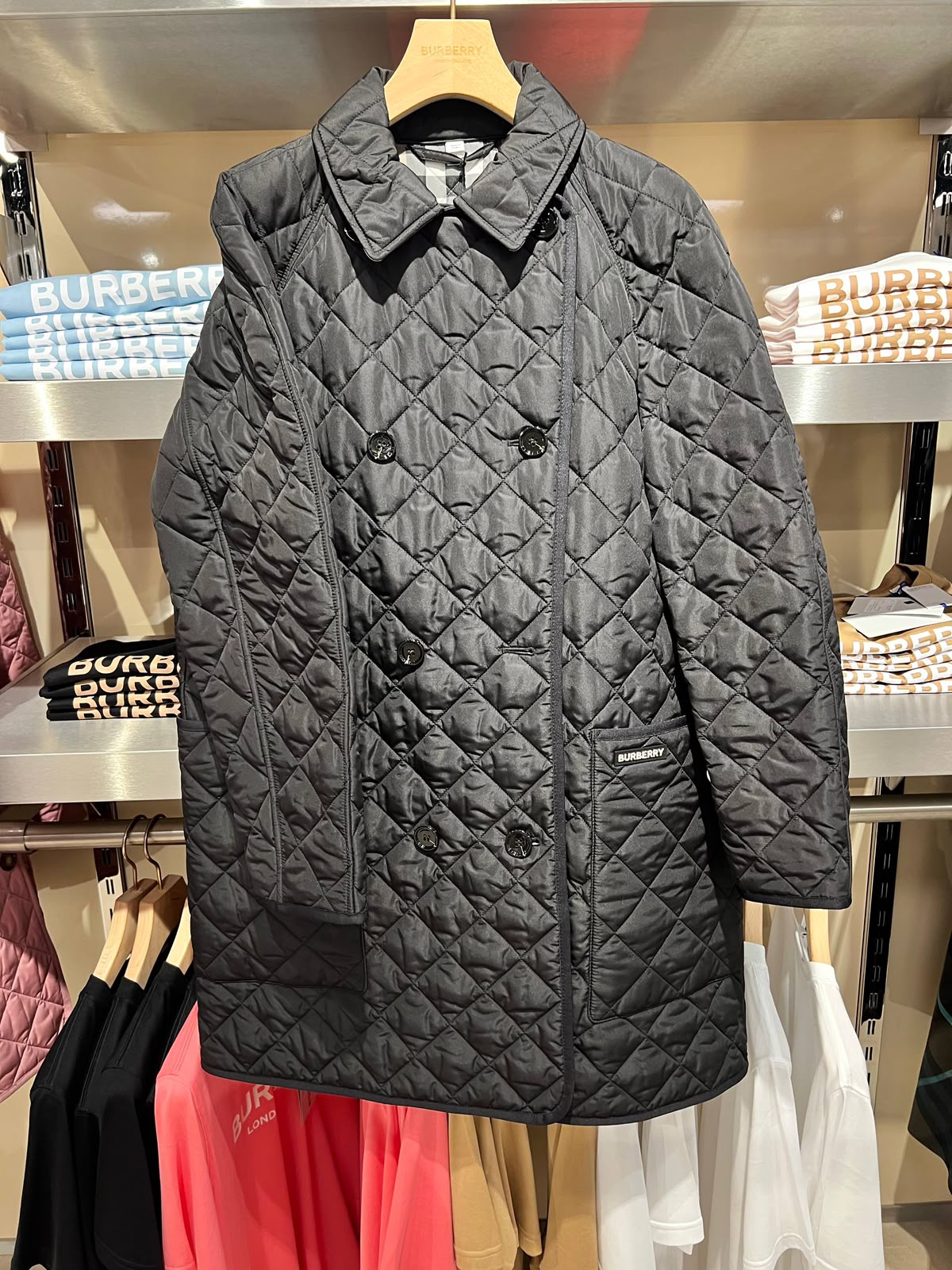 Double-breasted Quilted Jacket