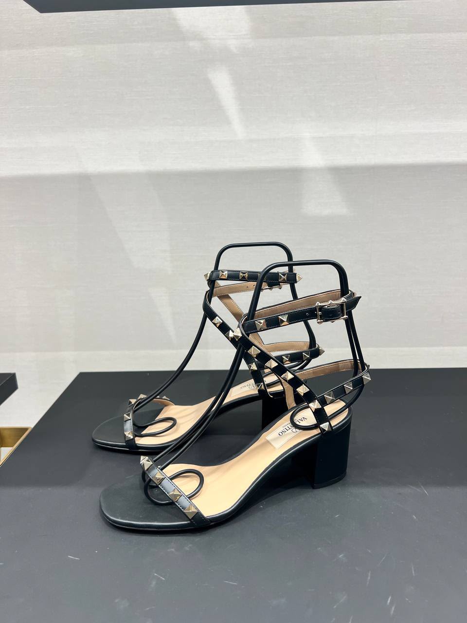 Rockstud Caged Sandal