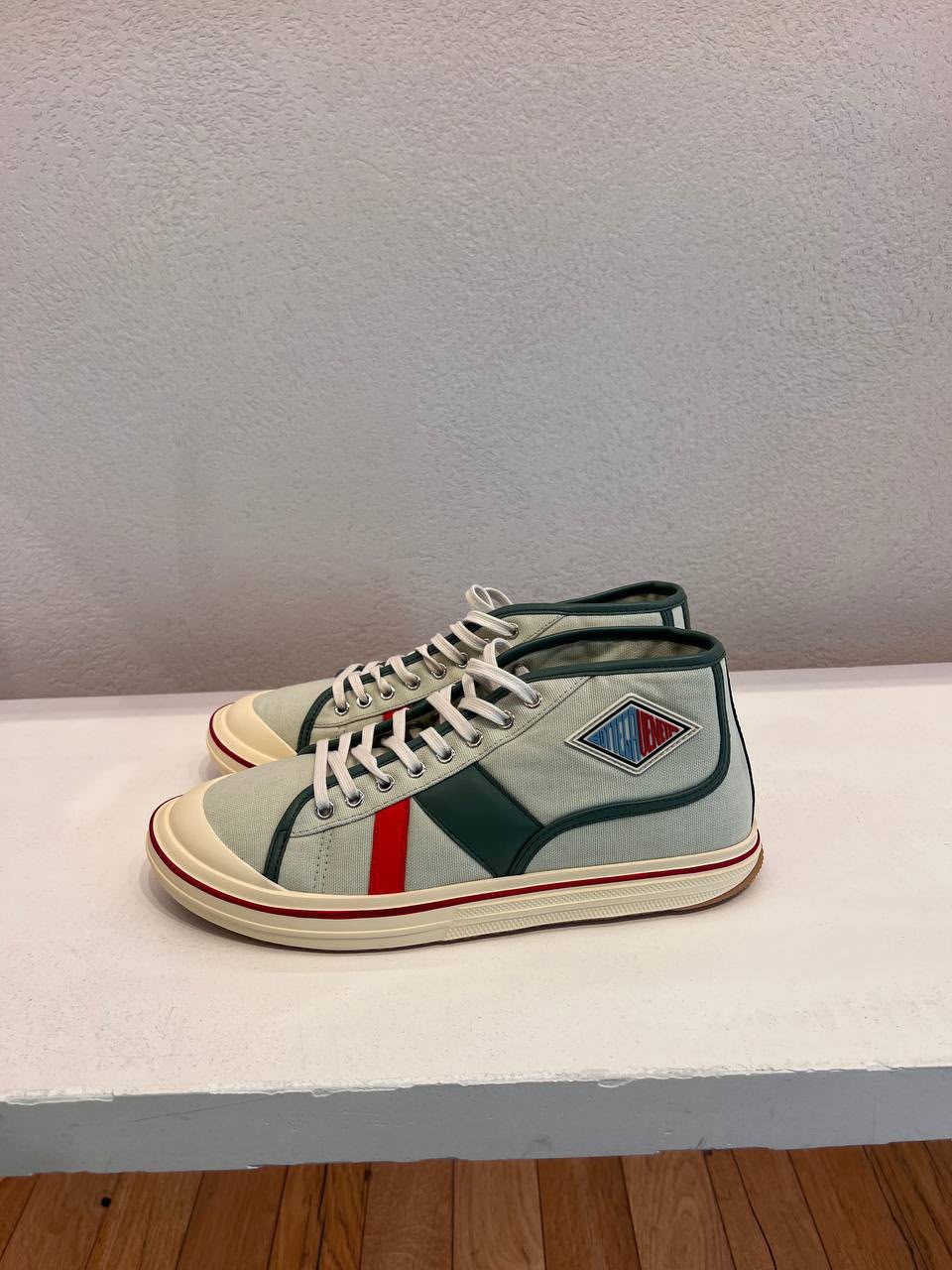Canvas Mid-Top Sneakers