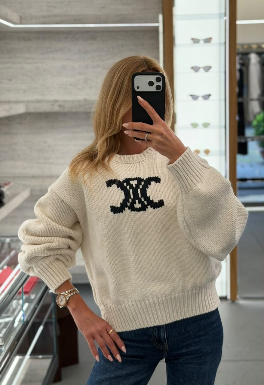 Triomphe Sweater in Wool