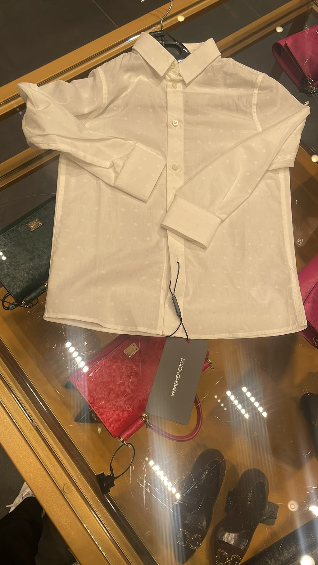 Boys' Logo-Appliqué Button-Down Shirt
