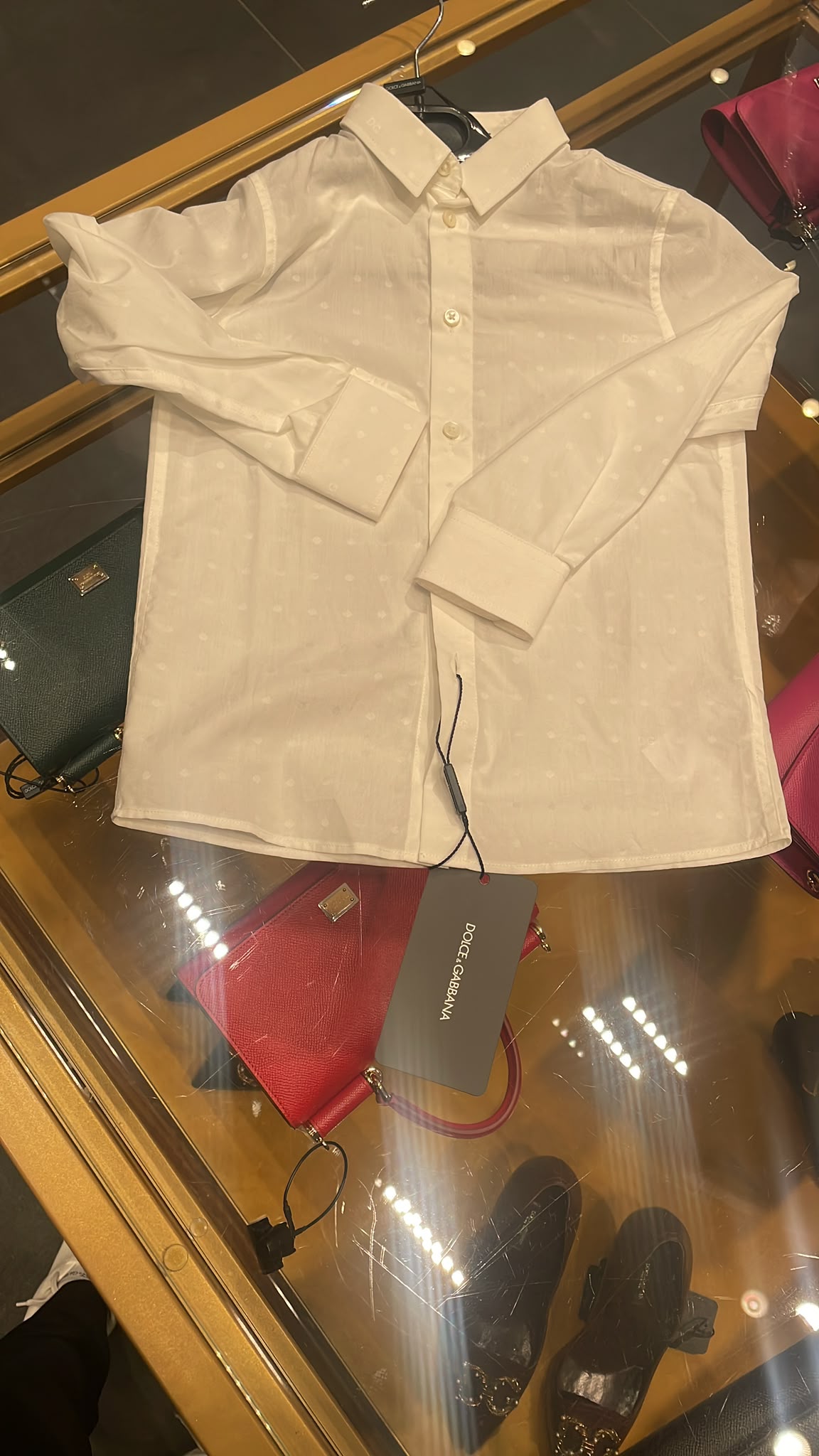 Boys' Logo-Appliqué Button-Down Shirt