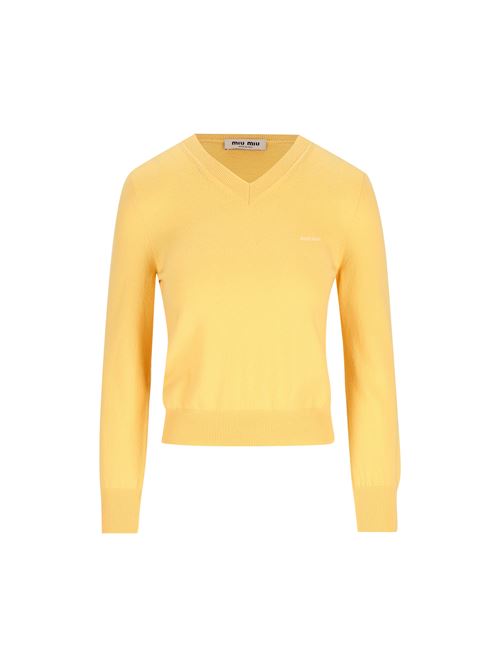 Maglione in Lana Vergine con Scollo a V