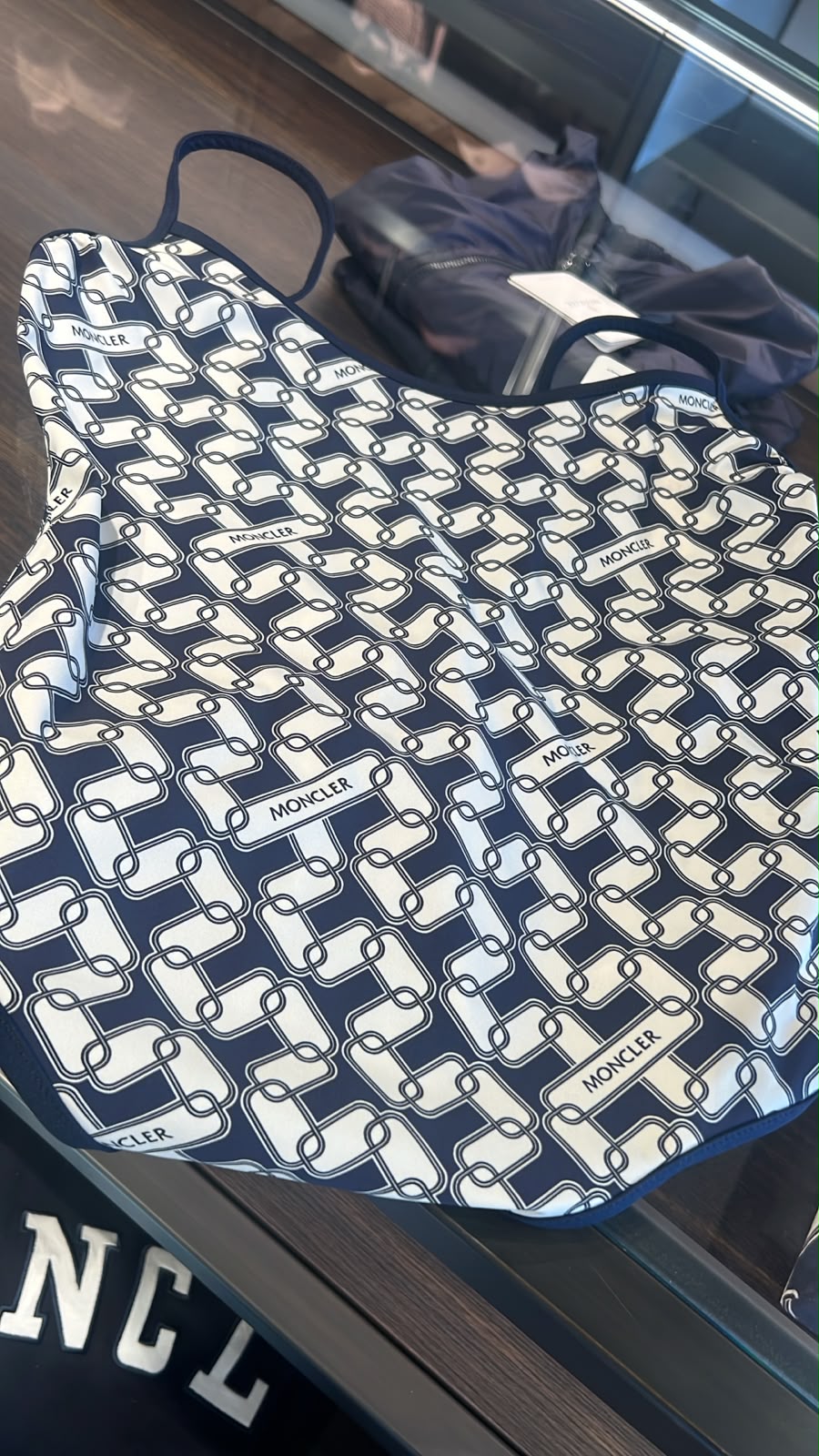 Chain-Print Swimsuit