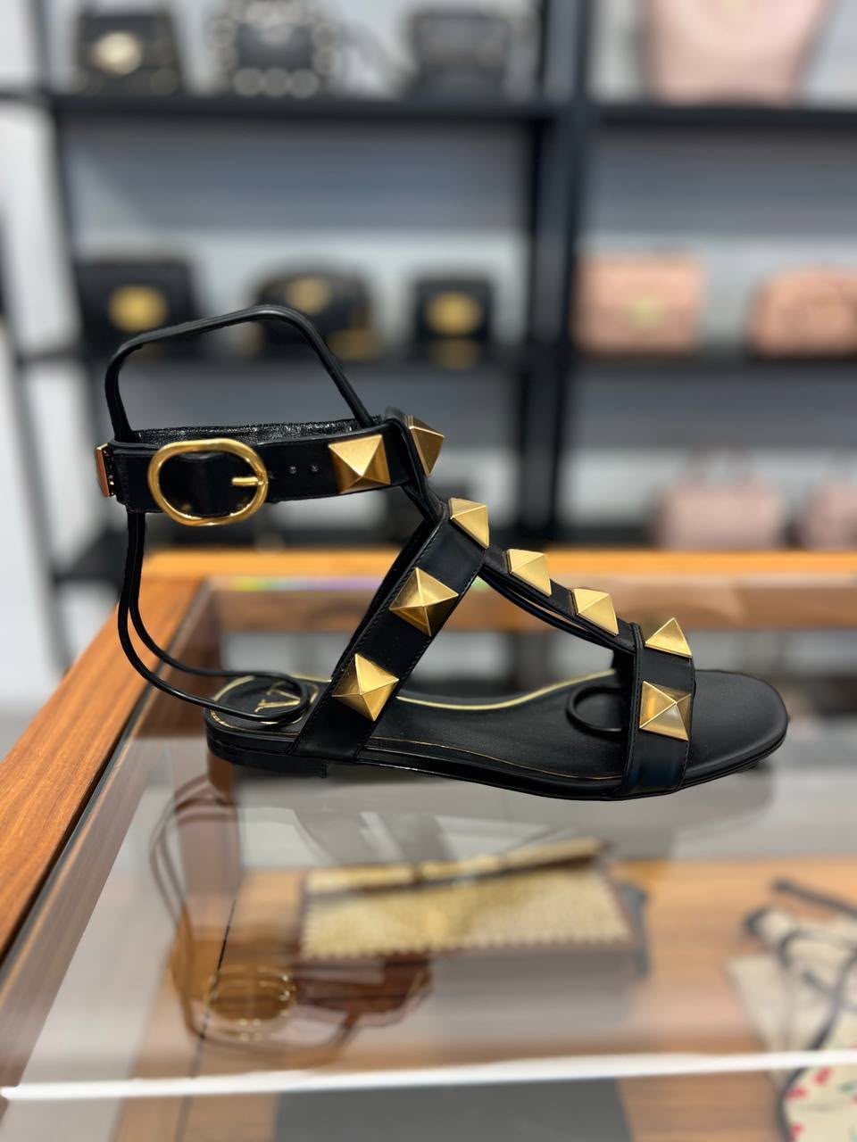 Roman Stud Flat Sandal