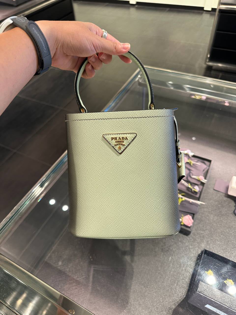 Panier Saffiano Leather Small Bag