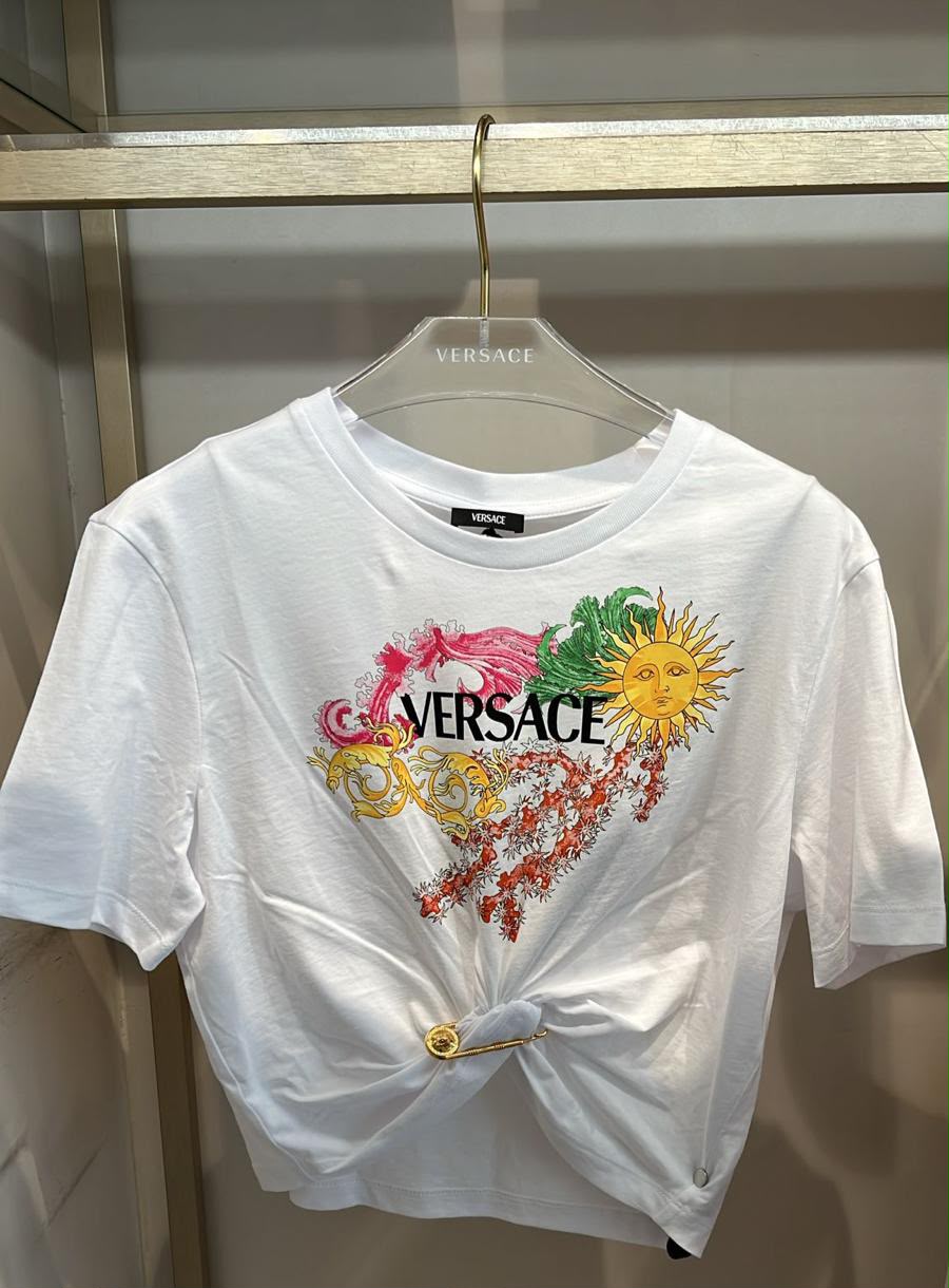 Sun Print Safety Pin T-Shirt