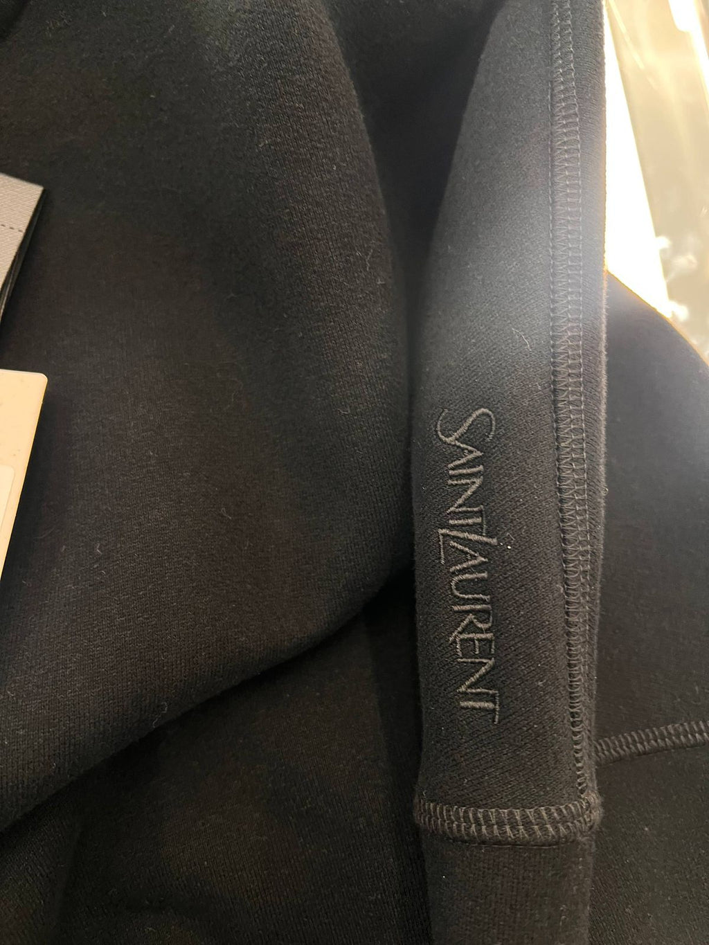 Cropped Sweatshirt in Organic Cotton