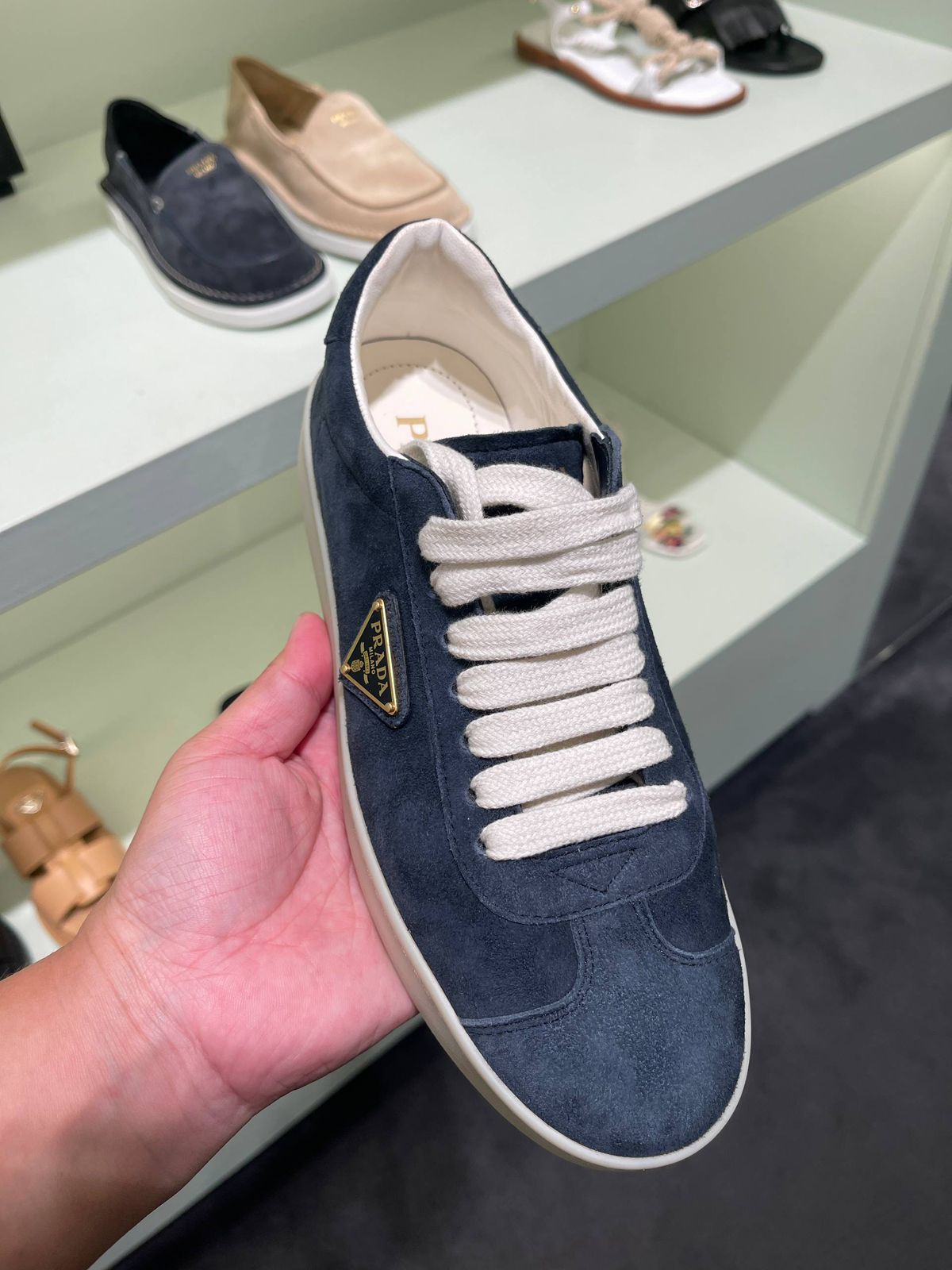 Prada Suede Sneakers