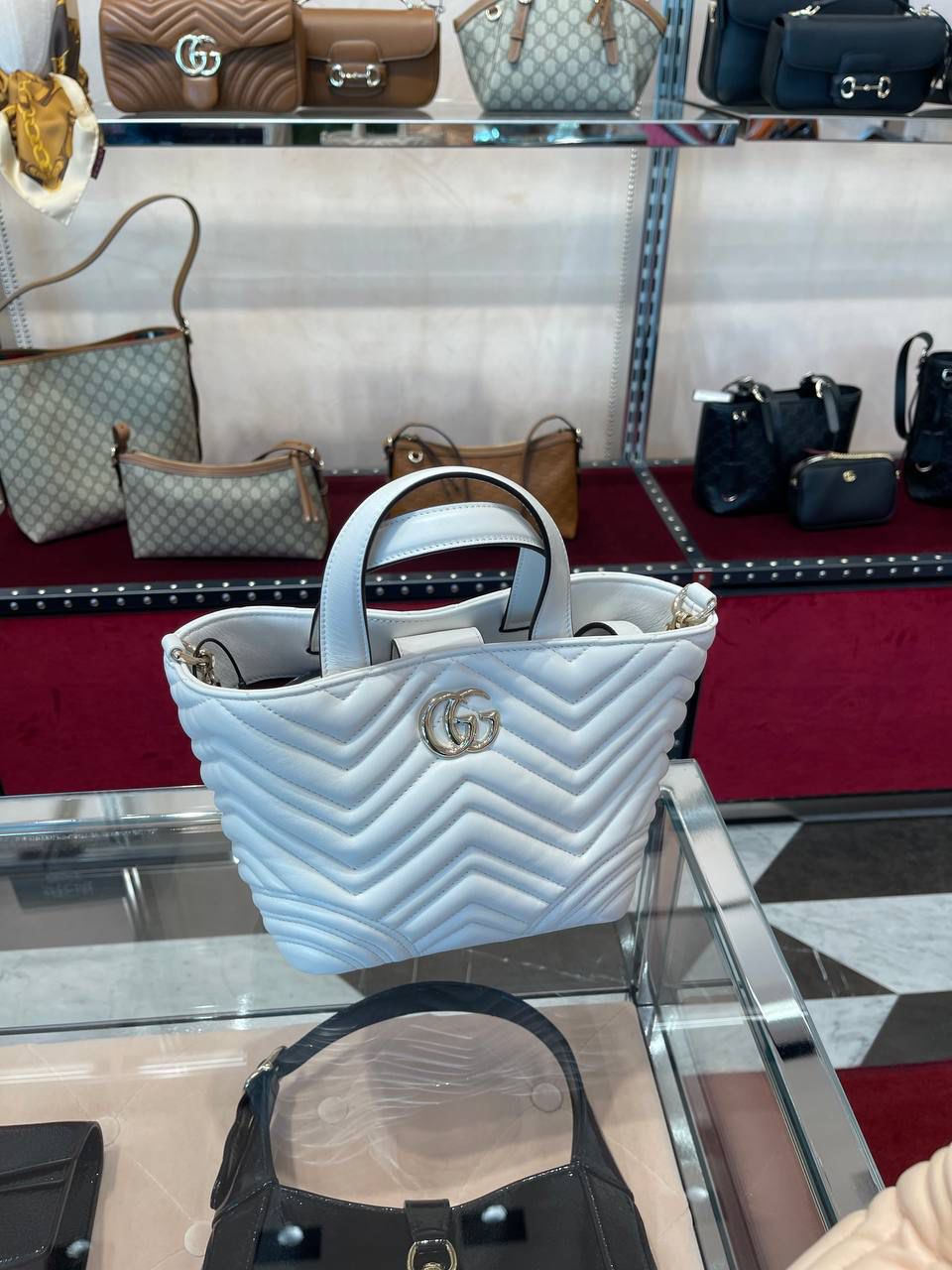 GG Marmont small top handle bag