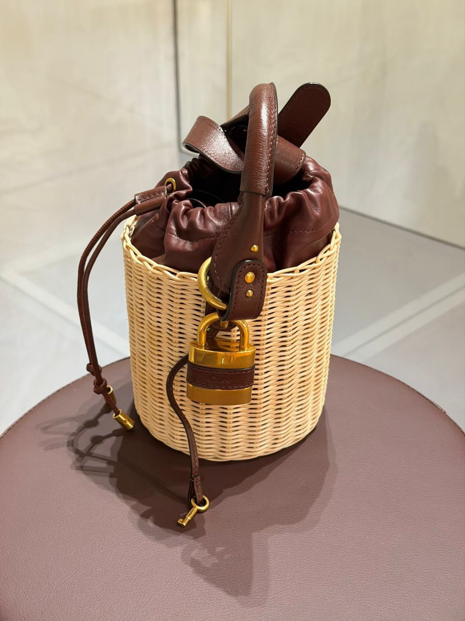 Small Woody Basket Bag