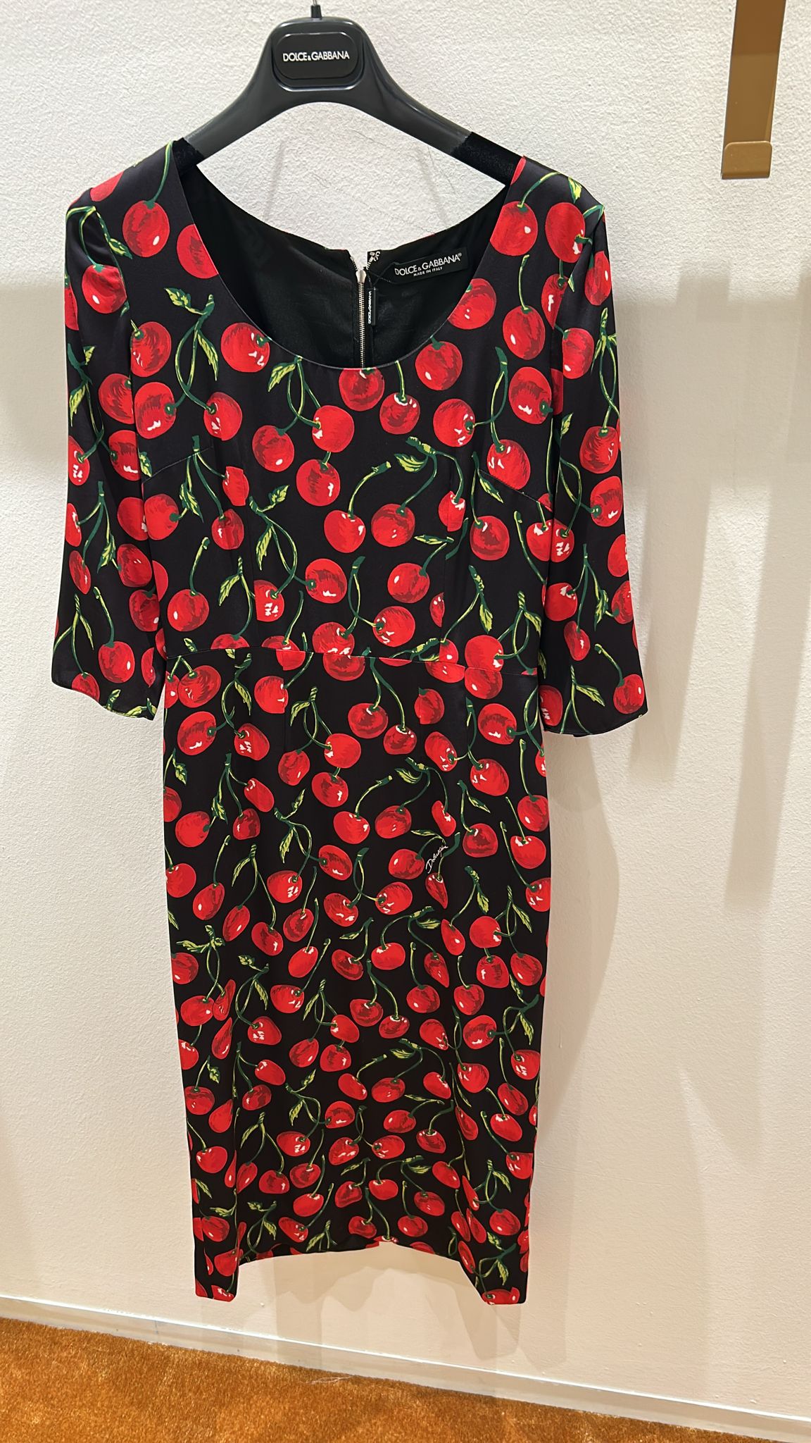 Cherry Print Sheath Dress