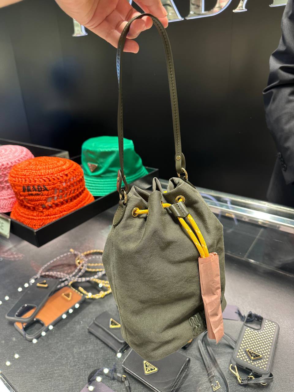 Canvas Bucket Bag