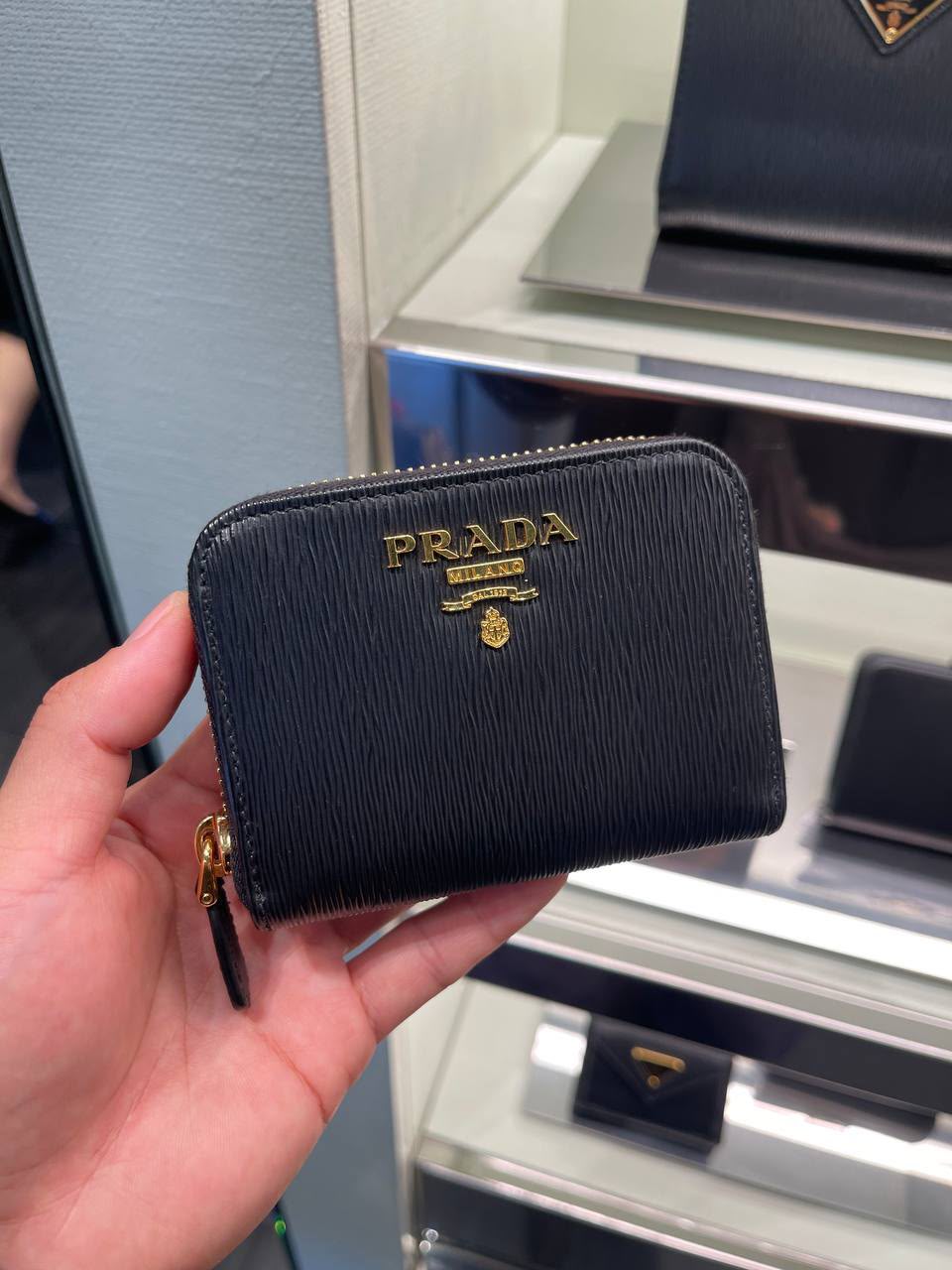 Small Saffiano Leather Wallet