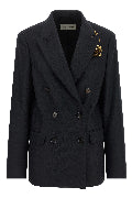 'Barrysta' double-breasted blazer with embroidery