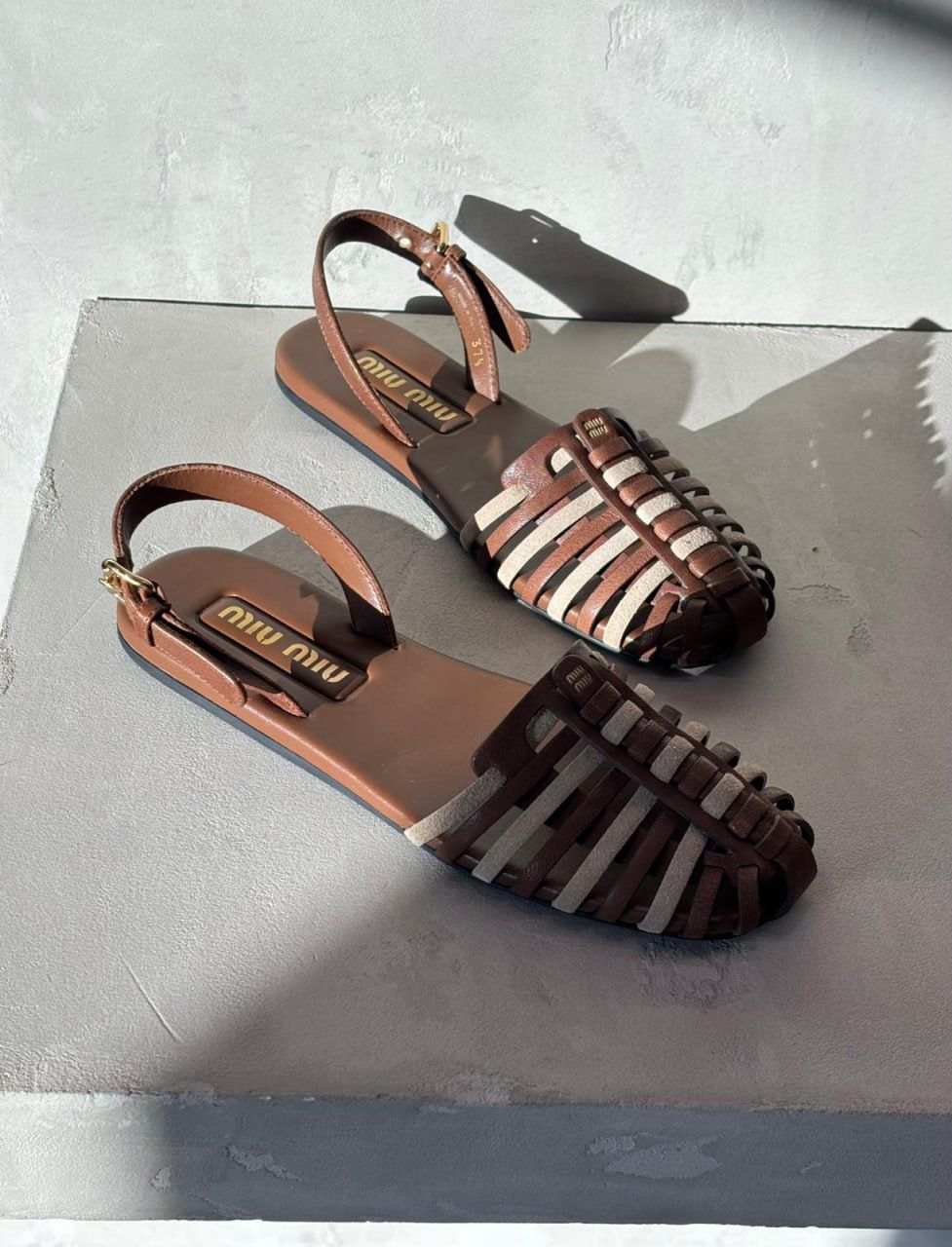 Woven Leather Sandals