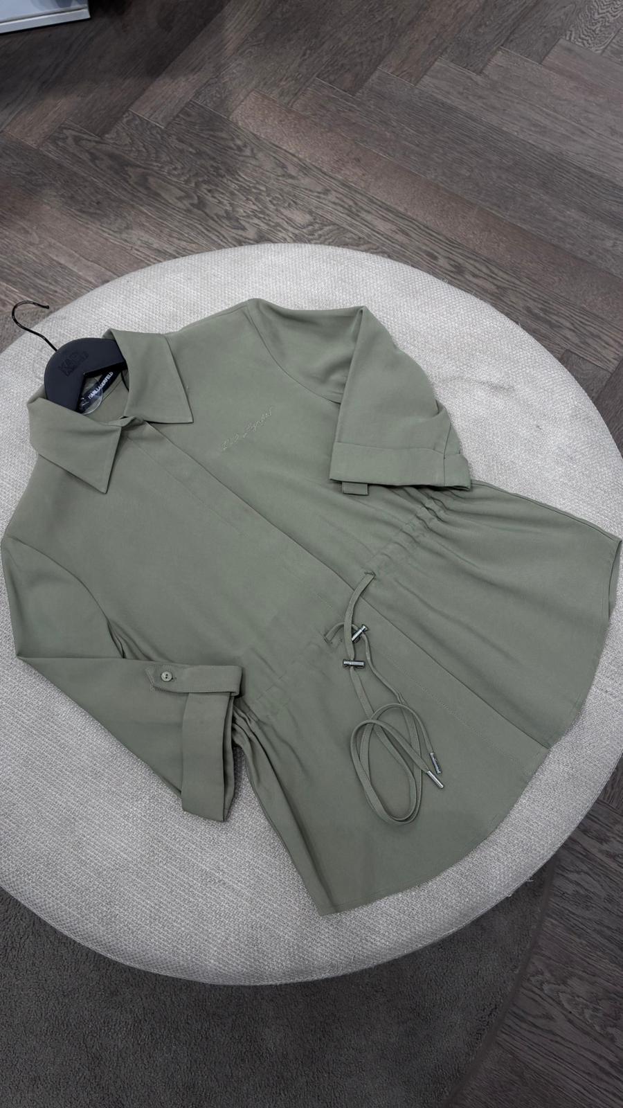 Drawstring Waist Shirt