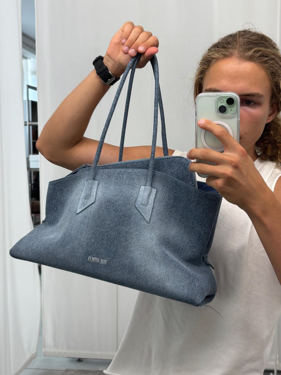 Denim Tote Bag