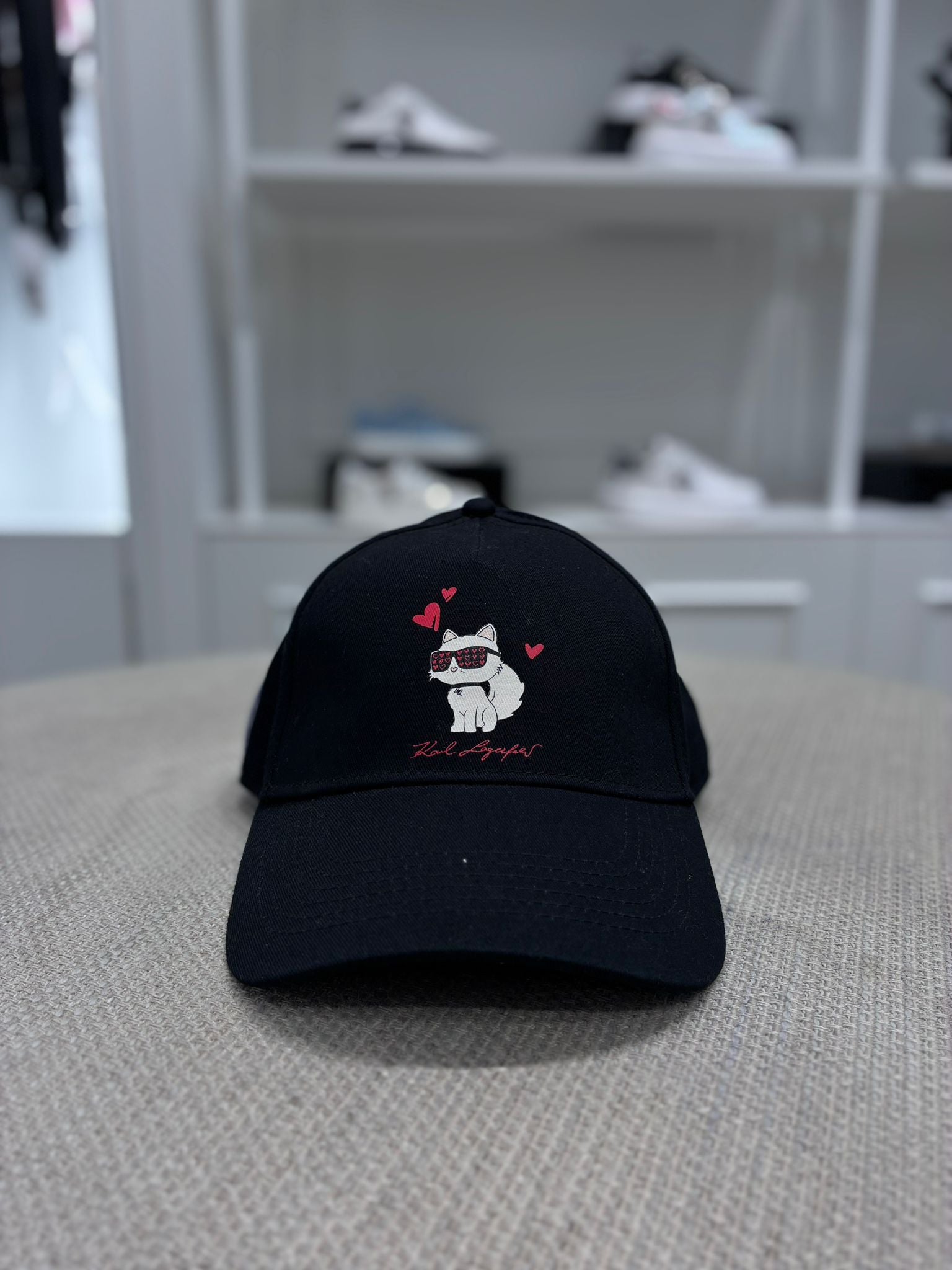 Karl Lagerfeld Circular Logo Baseball Cap