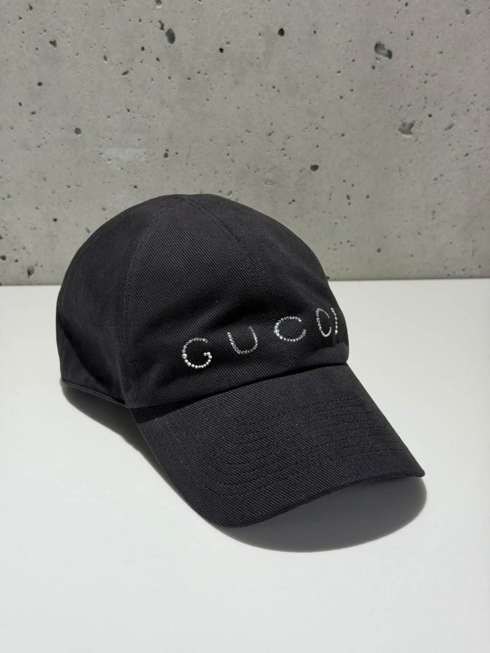 Crystal-Embellished Baseball Cap