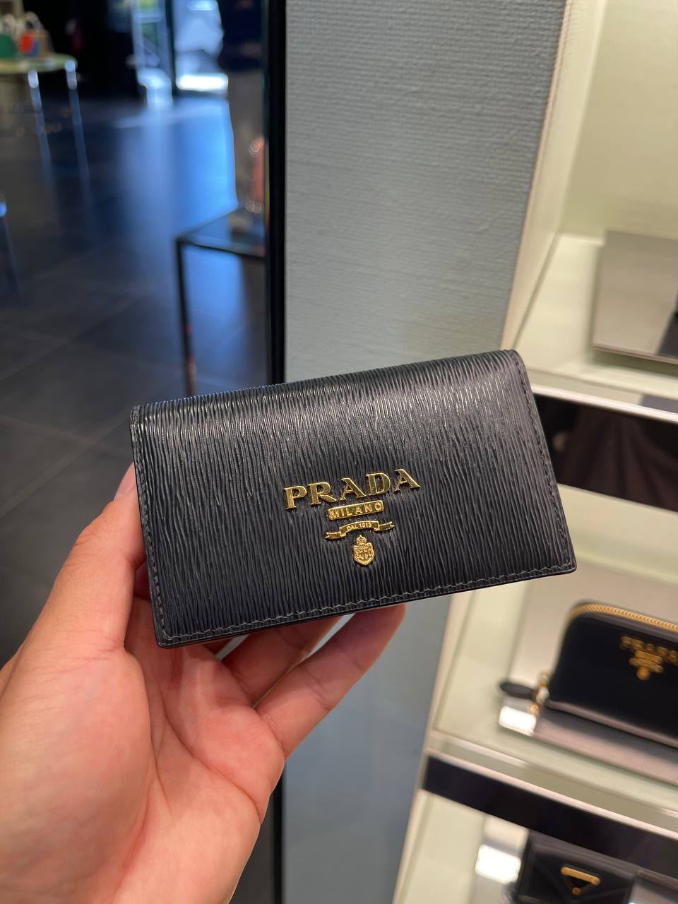Saffiano Leather Card Holder