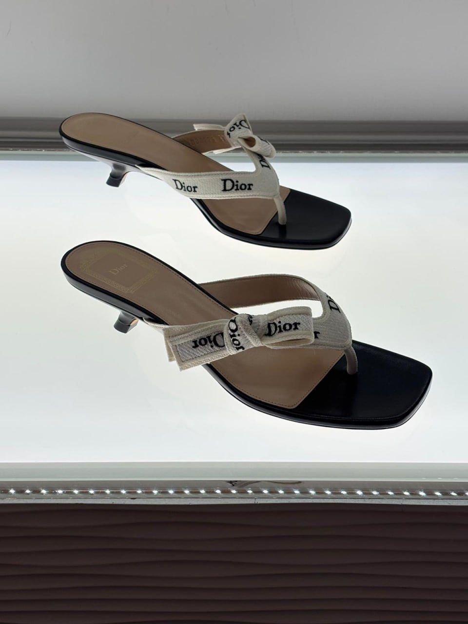 D-Thong Heeled Sandal