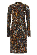 Jacquard chenille dress
