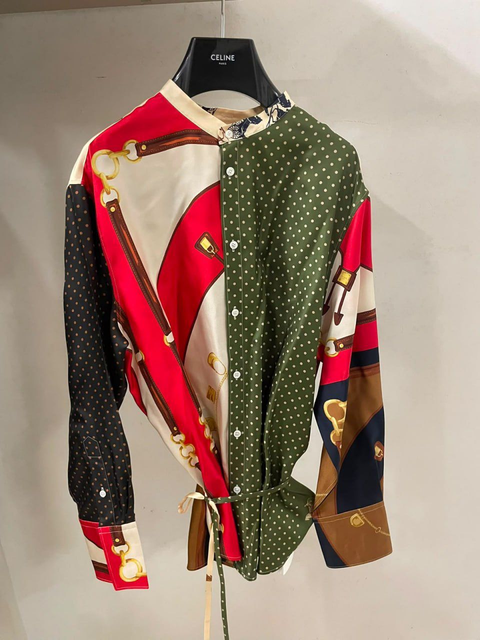 Patchwork Silk Shirt
