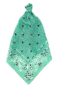 'French Bandana' print scarf