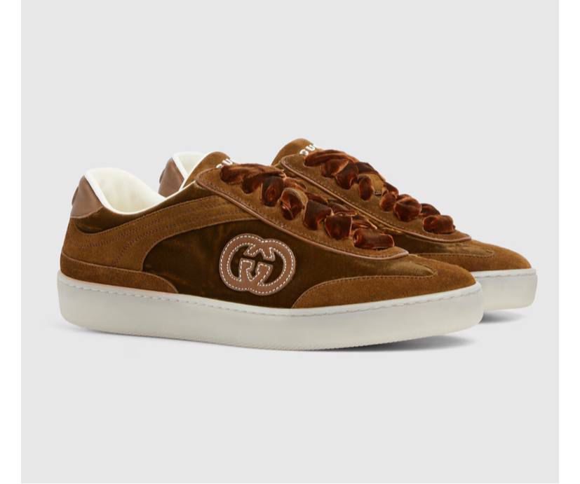 Tennis 1977 velvet sneaker