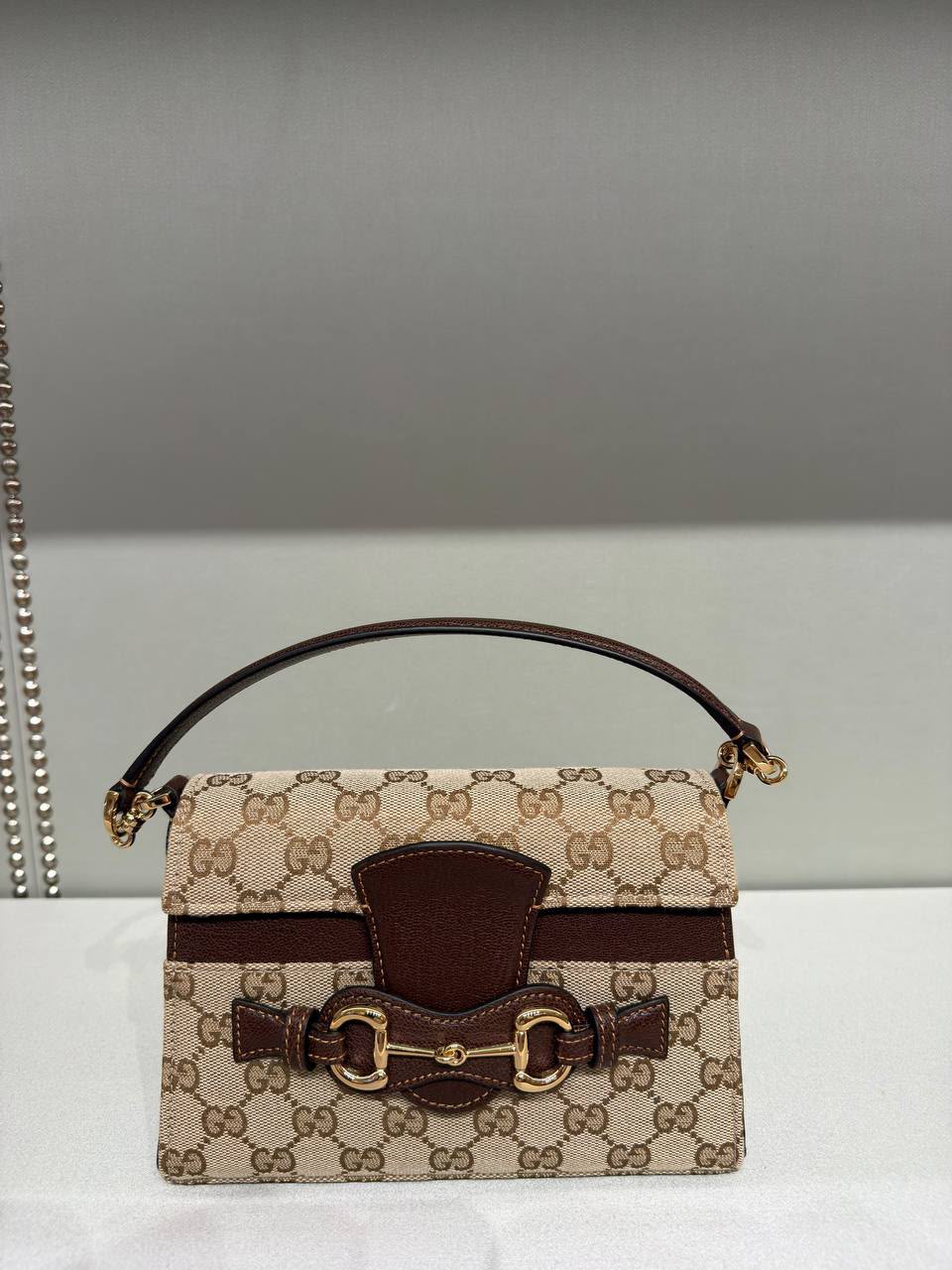 Horsebit 1955 top handle bag