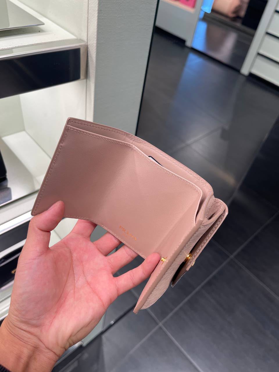 Small Saffiano Leather Wallet