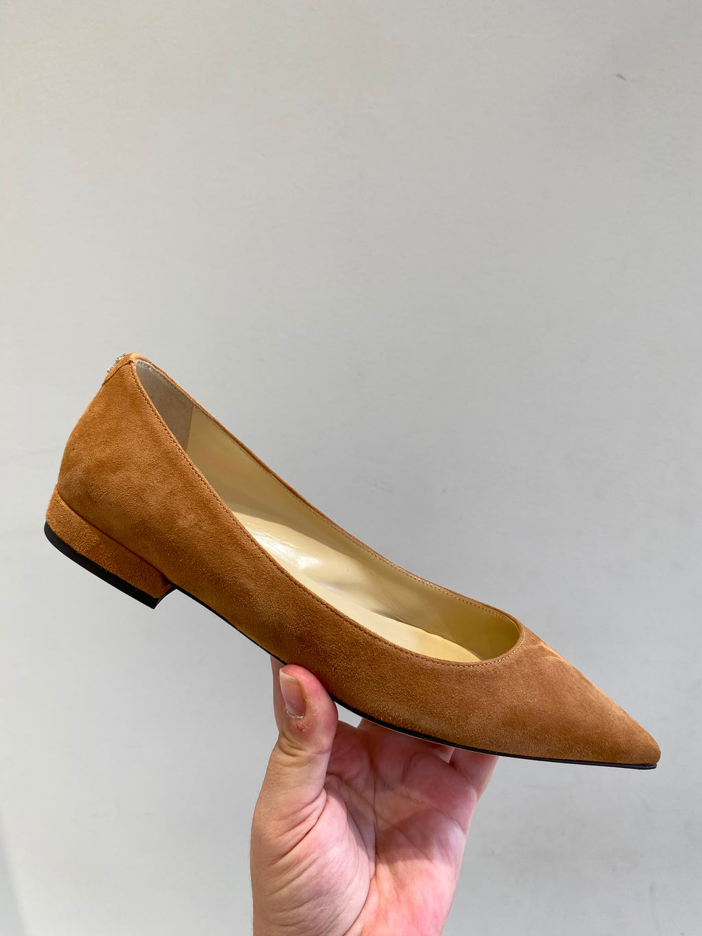 Chain-embellished leather loafers