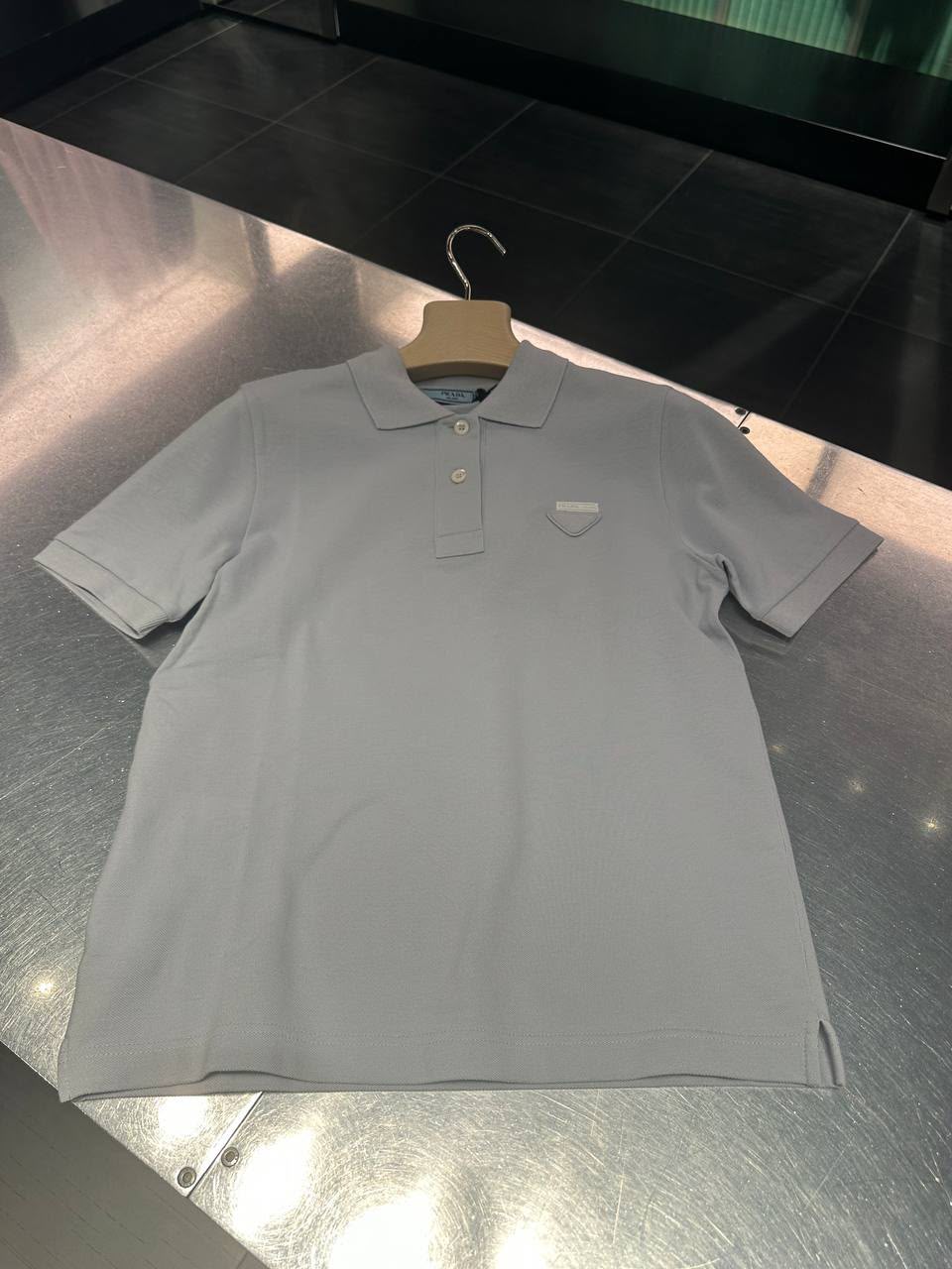 Cotton piqué polo shirt