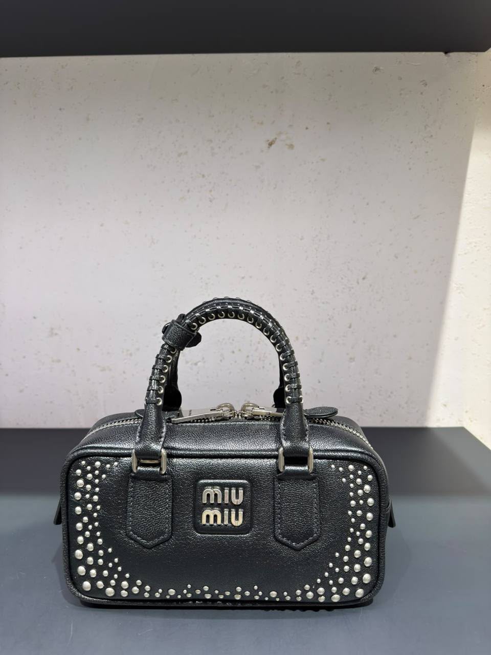 Studded Leather Mini Bag