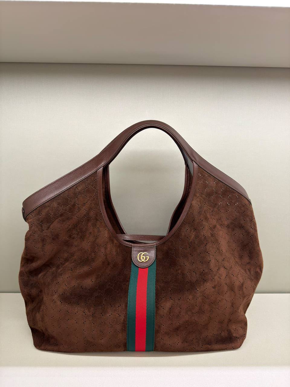 Ophidia GG Embossed Leather Hobo Bag