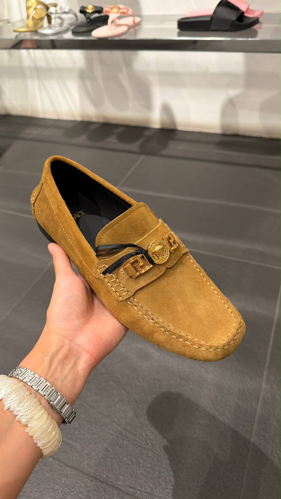La Medusa Suede Loafers