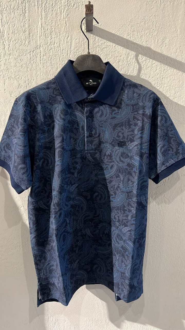 Paisley Print Polo Shirt