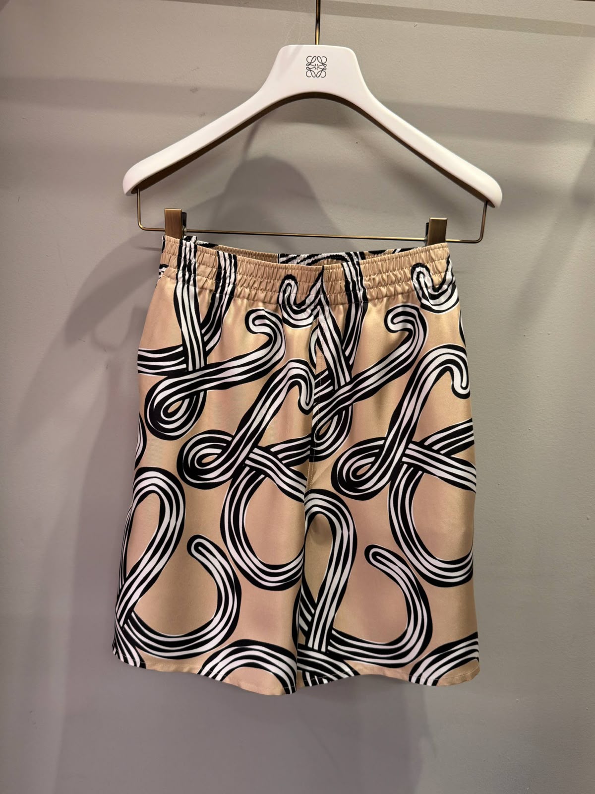 Printed Silk Shorts
