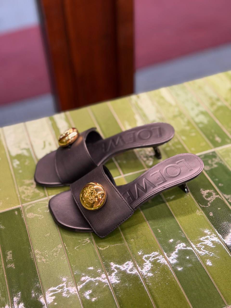 Le Loafer Penny Loafers in Grained Leather