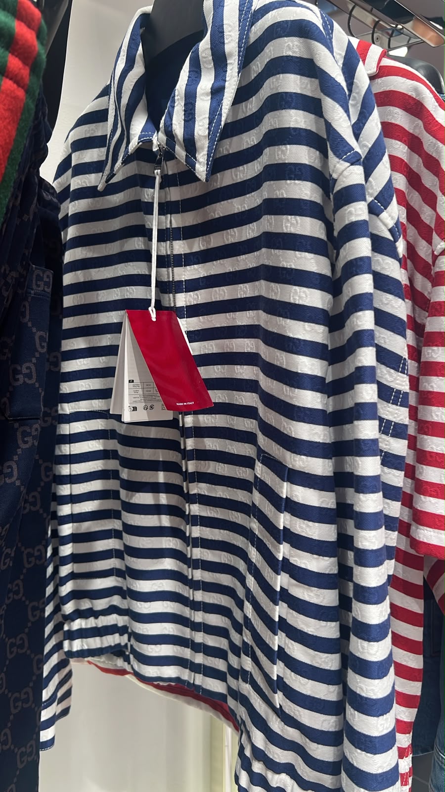 GG Stripe Zip-Up Jacket