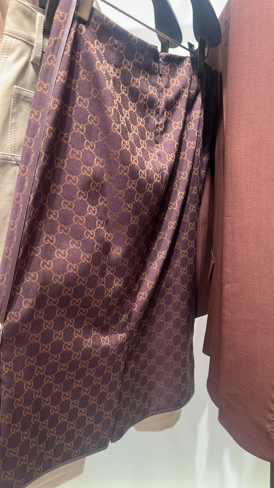 GG Monogram Midi Skirt