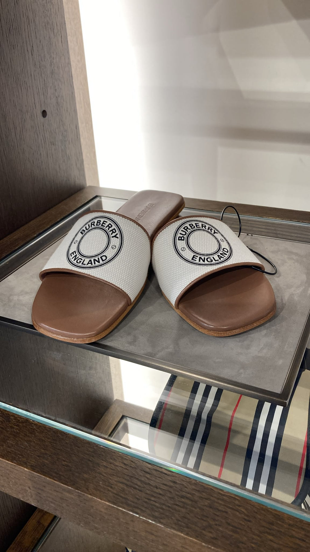 Burberry Vintage Check Cotton Slides