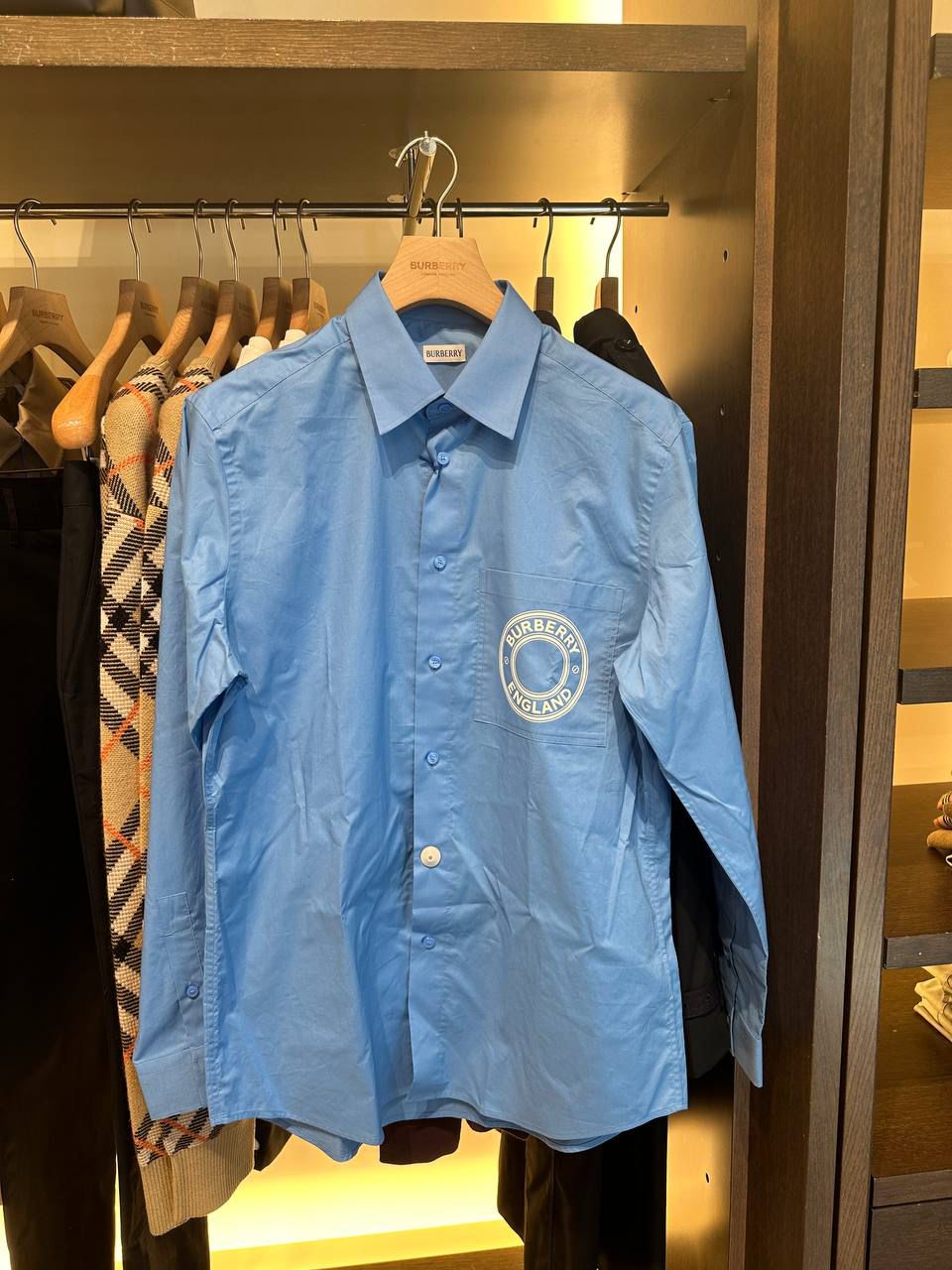 Logo Graphic Cotton Poplin Shirt