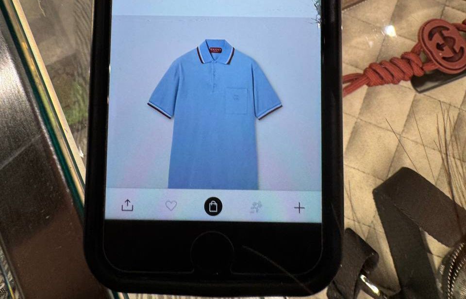 Cotton polo with Web collar